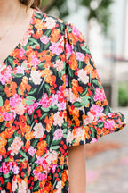 Coastal Garden Top, Schwarz