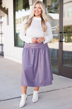 Come On Over Skirt, Purple