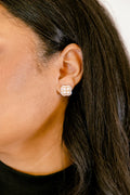 Comes Back Around Earrings, Pearl