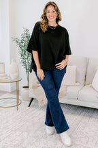 Comfortable Charm Top, Black