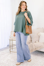 Comfortable Charm Top, Dark Forest
