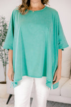 Comparing The Two Tunic, Turquoise