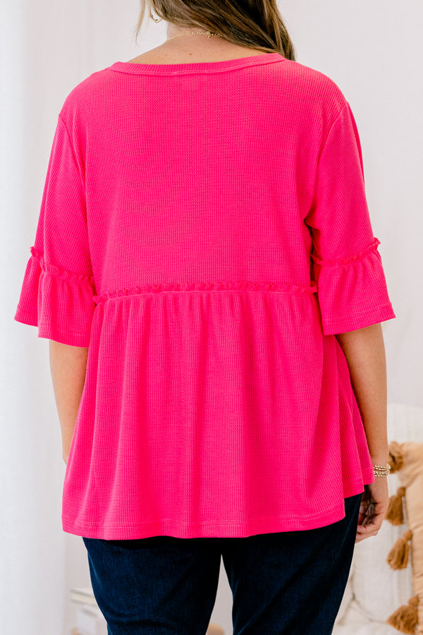 Completely Yours Tunic, Hot Pink