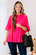 Completely Yours Tunic, Hot Pink