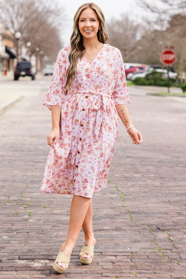 Vertraue-mir-Kleid, Rosa