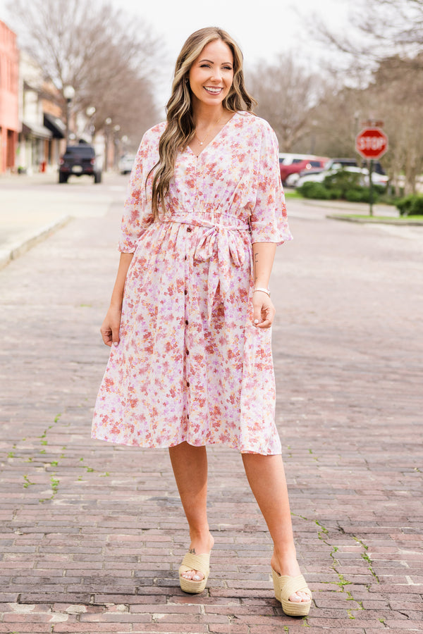 Vertraue-mir-Kleid, Rosa