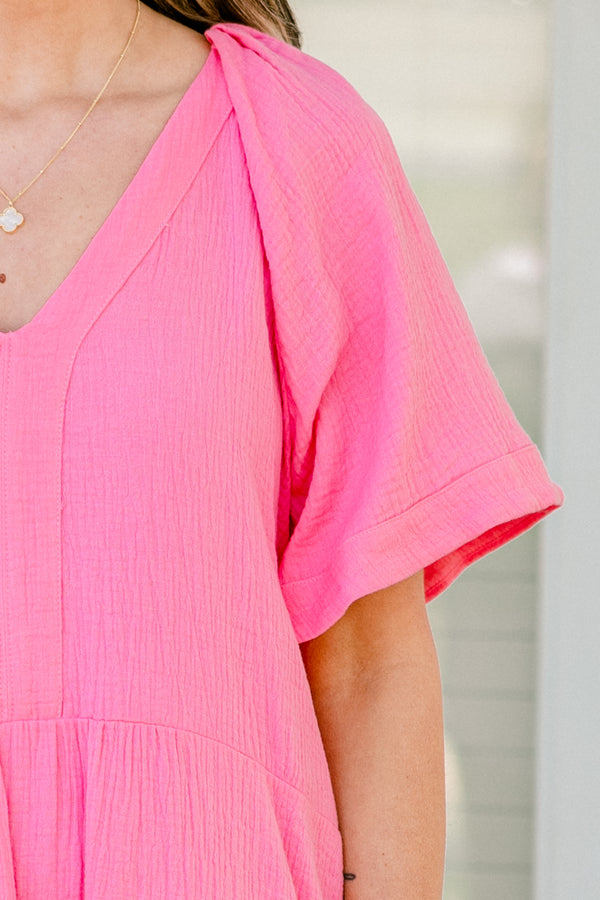 Cool Traces Dress, Pink