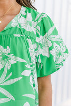 Coral Reef Queen Top, Green