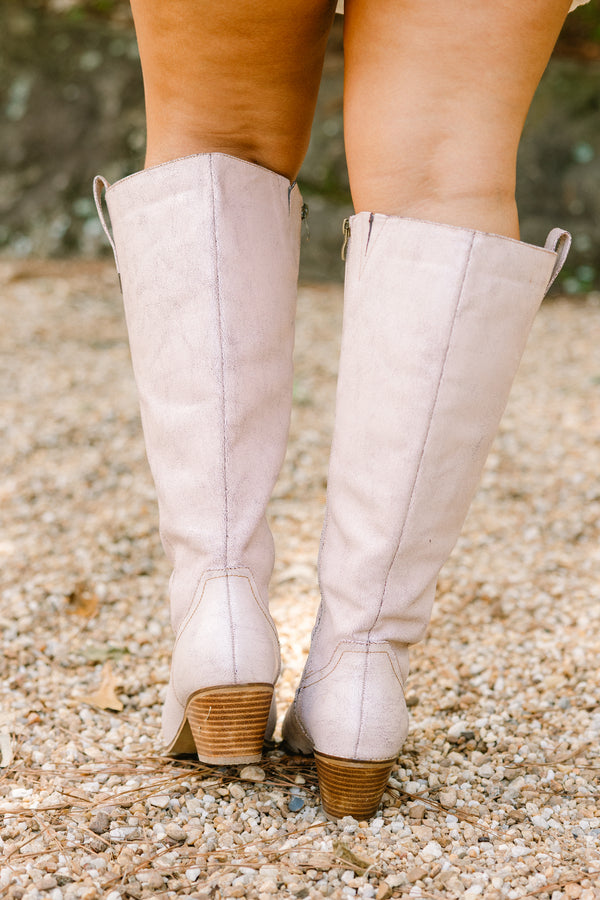 Corky's: Dusty Rose Trail Boots, Putty Crackle