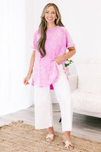 Courtesy Of Me Top, Bright Mauve