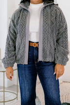 Cozy Up Jacke, Grau