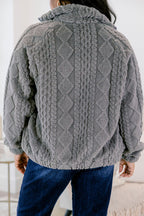 Cozy Up Jacke, Grau