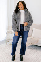 Cozy Up Jacke, Grau