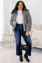 Cozy Up Jacke, Grau