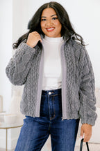 Cozy Up Jacke, Grau