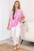 Cute And Carefree Top, Bright Mauve