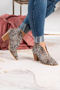 Stay In Step Booties, Leopard