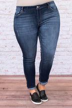 Wanting To Know Jeggings, Dark Wash