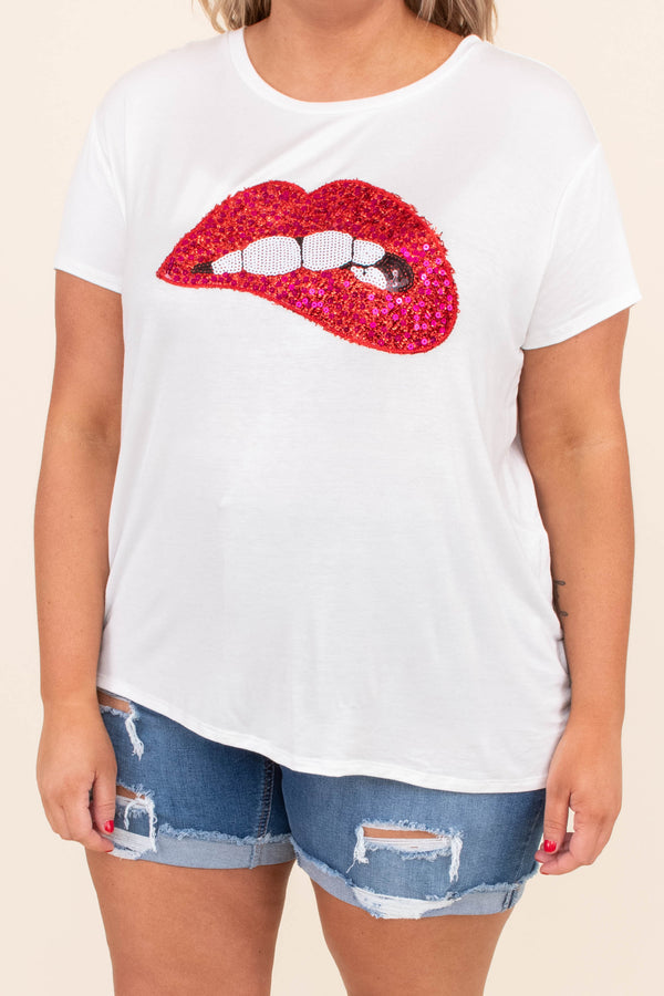 Bite Me Top, Ivory