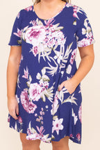 What Grows Around Dress, Navy