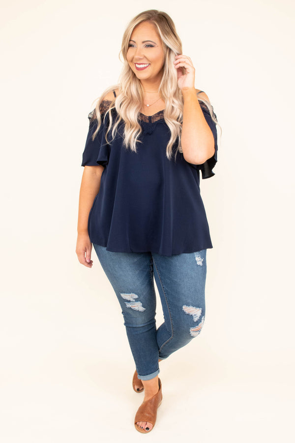 Born Beautiful Blouse, Marine