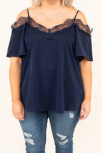 Born Beautiful Blouse, Marine