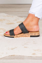 Shake It Out Sandals, Black