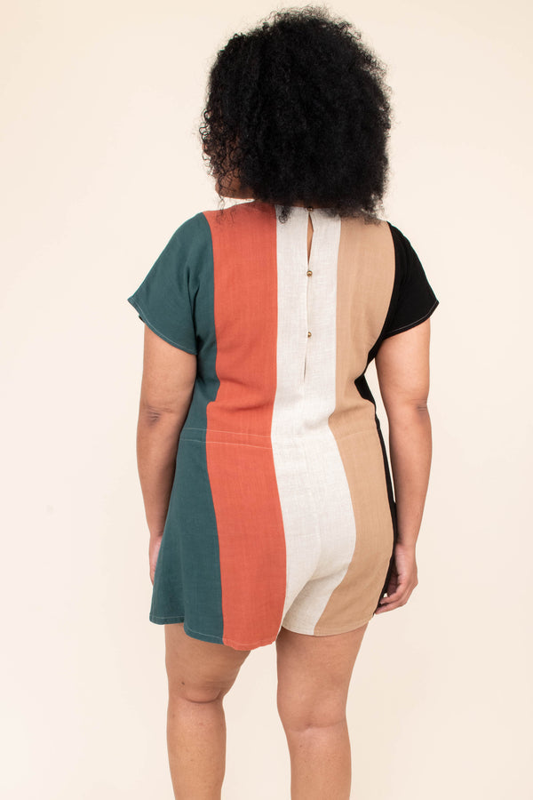 Tie Us Together Romper, Black