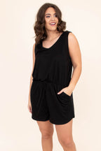 Romper "Nothing Holding You Back", Schwarz