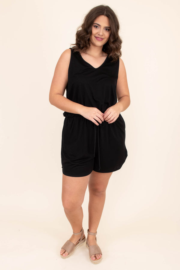Romper "Nothing Holding You Back", Schwarz