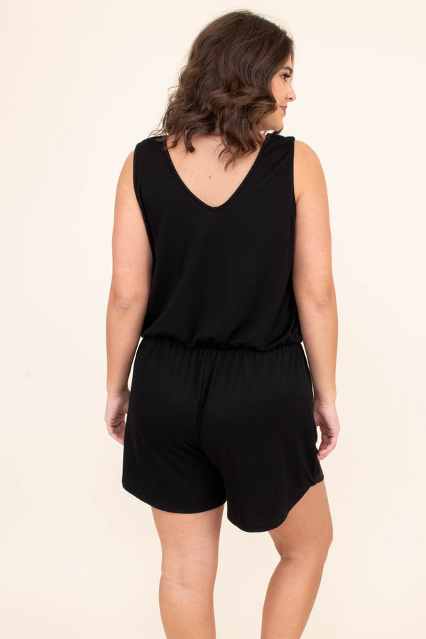 Romper "Nothing Holding You Back", Schwarz