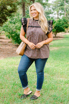 Daisy Dreams Top, Black Multi