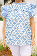Daisy Dreams Top, Blue