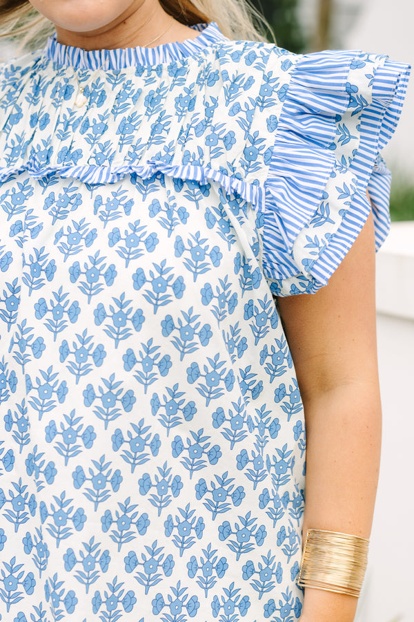 Daisy Dreams Top, Blue