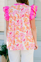 Daisy Dreams Top, Pink-Orange