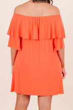 Dance With Me Dress, Hot Orange