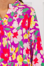 Dancing In The Field Top, Magenta Multi