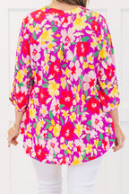 Dancing In The Field Top, Magenta Multi