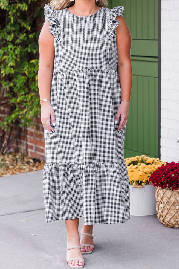 Dare To Be Dreamy Midi Dress, Black
