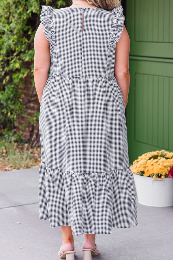 Dare To Be Dreamy Midi Dress, Black
