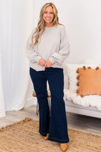 Dare To Flare Jeans, Super Dark Wash