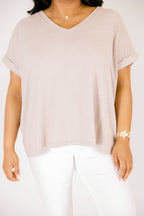Darling Days Tee, Ash Mocha