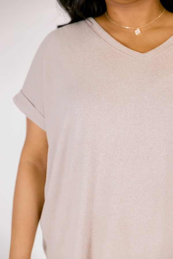 Darling Days Tee, Ash Mocha