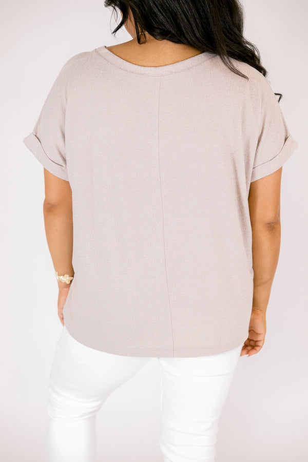 Darling Days Tee, Ash Mocha