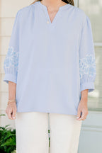 Daydreaming About You Top, Blue