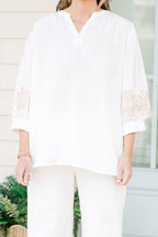 Daydreaming About You Top, White