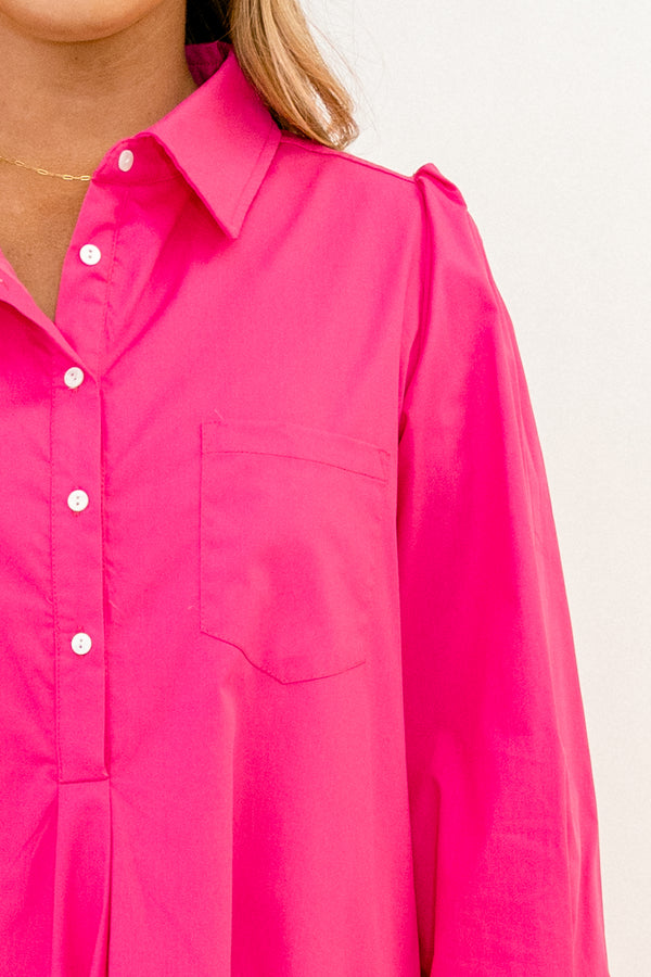 Days Like Today Dress, Fuchsia
