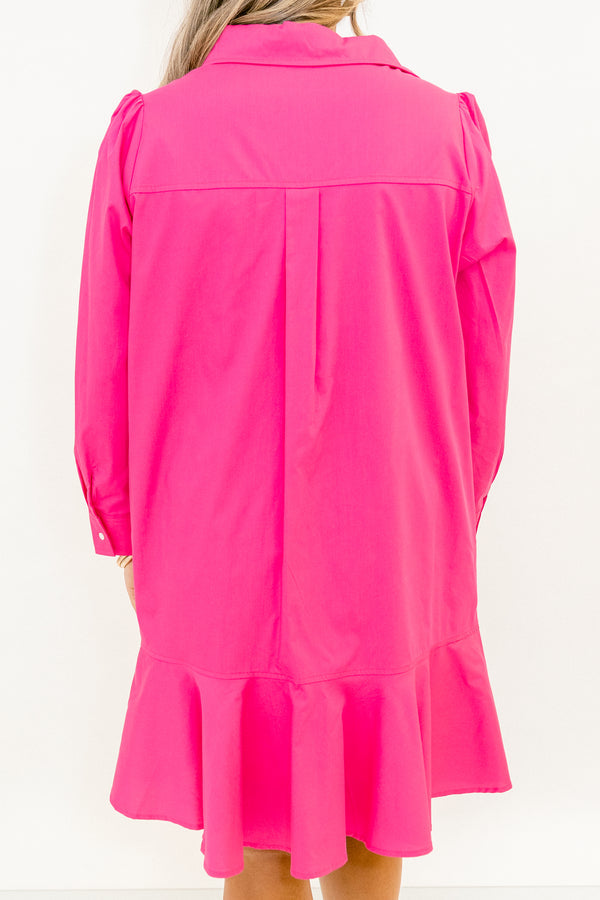 Days Like Today Dress, Fuchsia