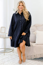 Days Like Today Dress, Navy Stripe