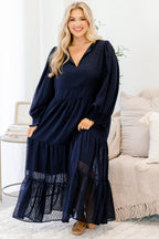 Days Of Dreaming Dress, Navy Swiss